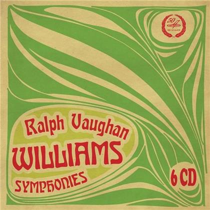Ralph Vaughan Williams (1872-1958), Gennadi Rozhdestvensky, Tatiana Smoryakova, Elena Dof-Donskaya, Boris Vasiliev, … - Symphonies (6 CDs)