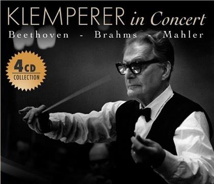 Johannes Brahms (1833-1897), Gustav Mahler (1860-1911), Ludwig van Beethoven (1770-1827) & Otto Klemperer - Klemperer In Concert - Ein deutsches Requiem, Symph.4, Missa Solemnis, Symph. 9 (4 CDs)
