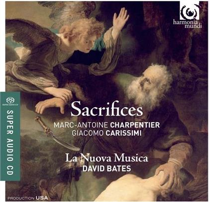 Soloists La Nuova Musica, Marc-Antoine Charpentier (1636-1704), Giacomo Carissimi (1605-1674), De Brossard & David Bates - Sacrifices
