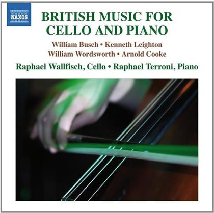 William Busch, Arnold Cooke (1906-2005), Kenneth Leighton (1929-1988), William Wordsworth, Raphael Wallfisch, … - British Music For Cello & Piano