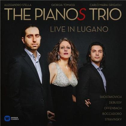 Dimitri Schostakowitsch (1906-1975), Claude Debussy (1862-1918), Jacques Offenbach (1819-1880), Igor Strawinsky (1882-1971), … - The Pianos Trio - Live In Lugano