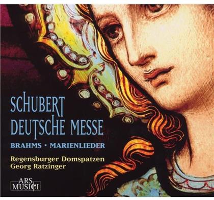 Franz Schubert (1797-1828), Johannes Brahms (1833-1897), Georg Ratzinger & Regensburger Domspatzen - Schubert - Deutsche Messe , Brahms - Marienlieder