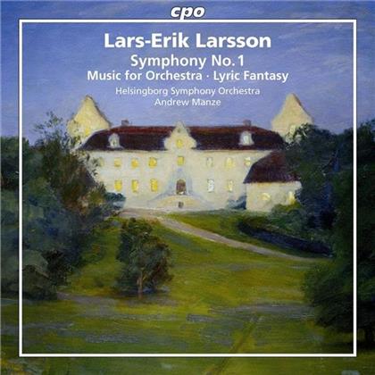 Lars-Erik Larsson (1908-1986), Andrew Manze & Helsingborg Symphony Orchestra - Orchestral Works Vol.1, Symphony No. 1 In D Op. 2, (Hybrid SACD)