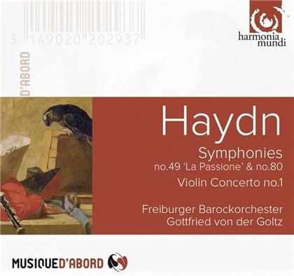 Joseph Haydn (1732-1809), Petra Muellerjans, Gottfried von der Goltz & Freiburger Barockorchester - Violin Concertos Nr. 3 d-moll BWV1043, 1042, 1041, 1064