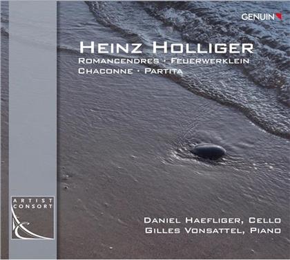 Heinz Holliger (*1939), Daniel Haefliger & Gilles Vonsattel - Romancendres, Feuerwerklein, Chaconne, Partita