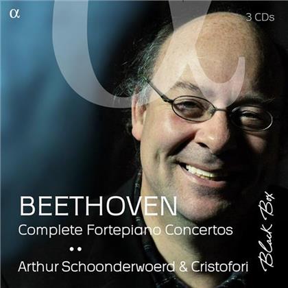 Ludwig van Beethoven (1770-1827), Arthur Schoonderwoerd & Ensemble Cristofori - Complete Concertos For Pianoforte (3 CDs)