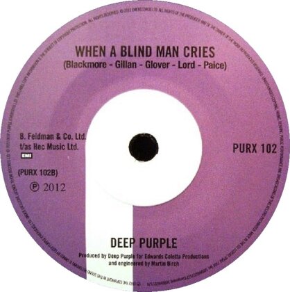 Deep Purple - Never Before/When A Blind Man Cries - 7 Inch (7" Single)