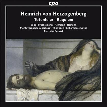 Heinrich von Herzogenberg (1843-1900), Franziska Bobe, Barbara Braeckelmann & Div - Requiem Op. 72, Totenfeier Op. 80 (2 CDs)