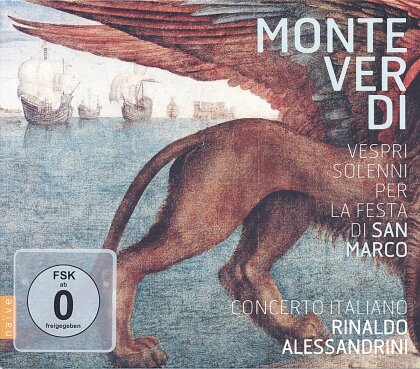 Monica Piccinini, Claudio Monteverdi (1567-1643), Rinaldo Alessandrini & Concerto Italiano - Vespri Solenni Di San Marco (CD + DVD)