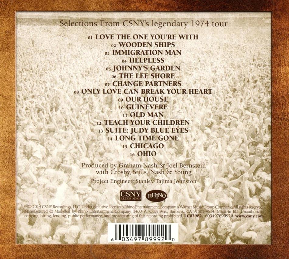 CSNY 1974 - Live by Crosby Stills Nash & Young - CeDe.com