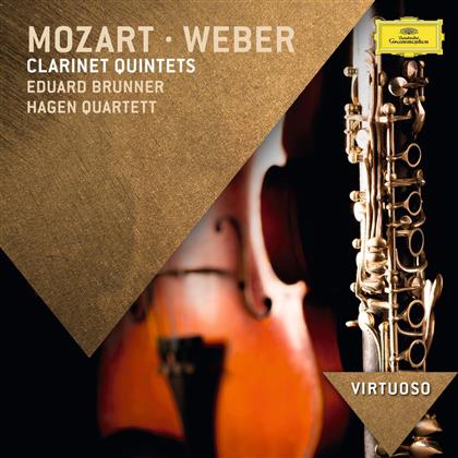 Hagen Quartett, Wolfgang Amadeus Mozart (1756-1791), Carl Maria von Weber (1786-1826) & Eduard Brunner - Clarinets Quintets