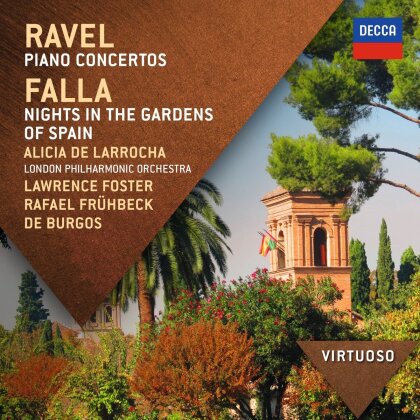 Maurice Ravel (1875-1937), Manuel de Falla (1876-1946) & Alicia de Larrocha - Piano Concertos / Nights In The Gardens Of Spain