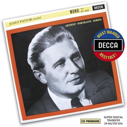 Julius Patzak - Recital