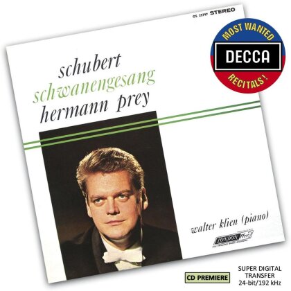 Franz Schubert (1797-1828) & Hermann Prey - Schwanengesang