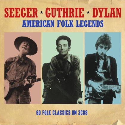 Pete Seeger & Woody Guthrie - American Folk Legends (3 CDs)