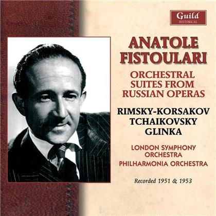 Nikolai Rimsky-Korssakoff (1844-1908), Peter Iljitsch Tschaikowsky (1840-1893), Michail Glinka (1804-1857), Anatole Fistoulari, … - Orchestral Suites From Russian Operas - 1951 & 1953