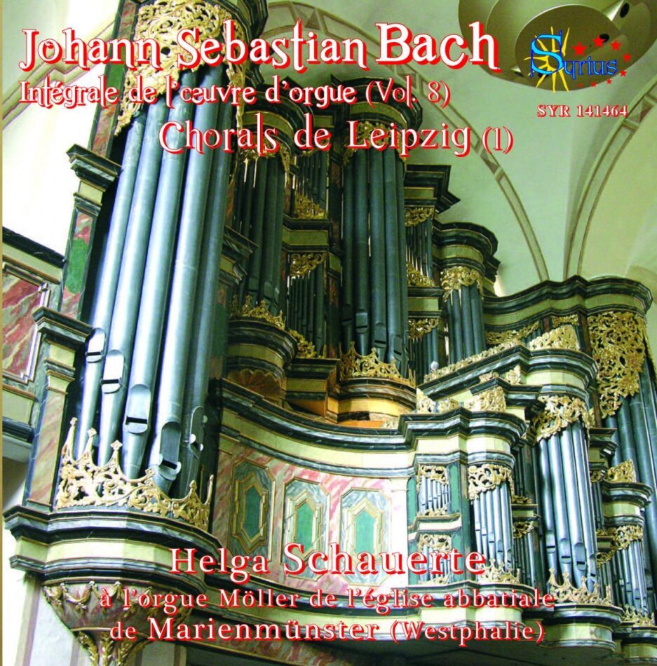 Organ　Bach　Works　Leipzig　de　de　Complete　Sebastian　Westphalen　Johann　abbatiale　Helga　by　de　Möller　(1685-1750)　Orgue　(1)　Marienmünster　8)　l'Eglise　For　Schauerte　(Vol.　Chorales
