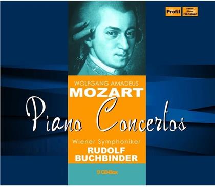 Wolfgang Amadeus Mozart (1756-1791), Rudolf Buchbinder & Wiener Symphoniker - Piano Concertos - Box (9 CDs)