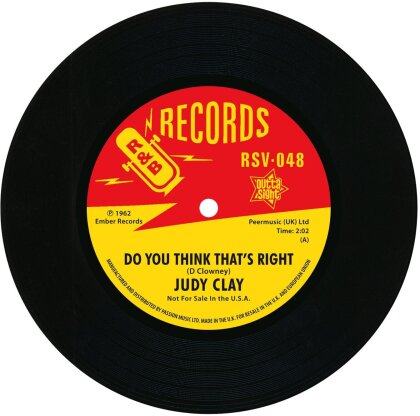 Judy Clay & Baby Washington - Do You Think That's Right - 7 Inch (7" Single)