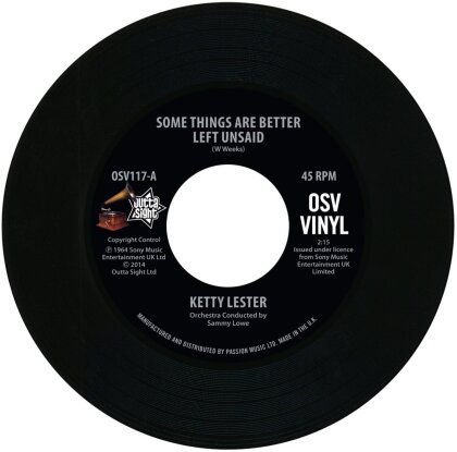 Ketty Lester - Some Things Are Better Left Unsaid/Please Don't - 7 Inch (7" Single)