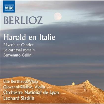 Berlioz, Leonard Slatkin, Giovanni Radivo, Lise Berthaud & Orchestre National de Lyon - Harold En Italie / Ouvertaren