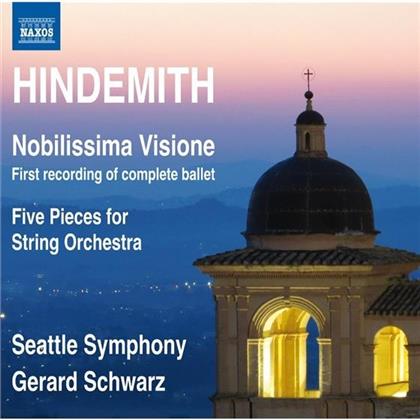 Paul Hindemith (1895-1963), Gerard Schwarz, Ko-Ichiro Yamamoto, Emma McGrath & Seattle Symphony - Nobilissima Visione - First Recording Of Complete Ballet