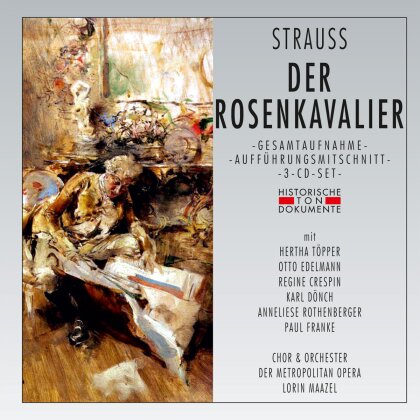 Richard Strauss (1864-1949), Hertha Töpper, Otto Edelmann, Regine Crespin, … - Der Rosenkavalier - 1962 (3 CDs)