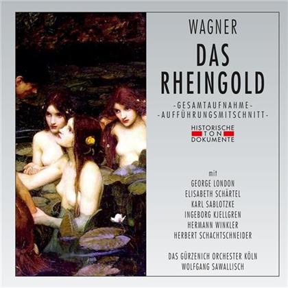 Richard Wagner (1813-1883), George London, Elisabeth Schärtel, Karl Sablotzke, … - Das Rheingold (2 CD)