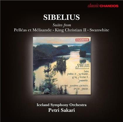Jean Sibelius (1865-1957), Petri Sakari & Iceland Symphony Orchestra - Pelleas et Mélisande Suite / King Christian II Suite / Swanwhite Suite