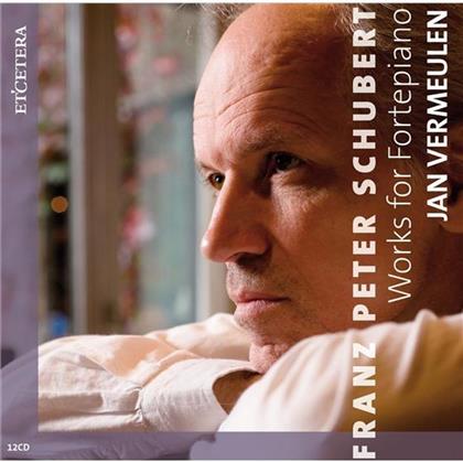 Franz Schubert (1797-1828) & Jan Vermeulen - Works For Fortepiano (12 CDs)