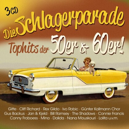 Die Schlagerparade - Top Hits Der 50er & 60er (3 CDs)