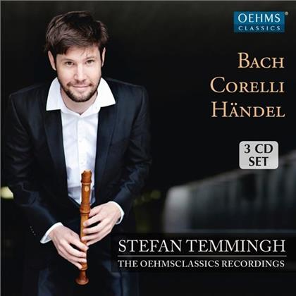 Stefan Temmingh, Johann Sebastian Bach (1685-1750), Corelli & Georg Friedrich Händel (1685-1759) - Oehmsclassics Recordings (3 CDs)