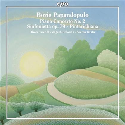 Zagred Soloists, Boris Papandopulo (1906 - 1991), Steten Krstic & Oliver Triendl - Concerto For Piano & String Orchester No. 2