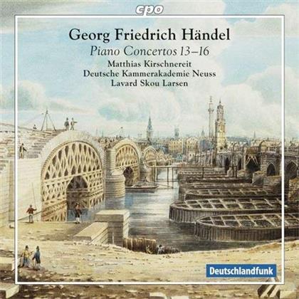 Matthias Kirschnereit (Piano), Georg Friedrich Händel (1685-1759), Larard Skou Larsen & Deutsche Kammerakademie Neuss - Klavierkonzerte Nr.13-16 (HWV 295,296,304,305a) (Hybrid SACD)