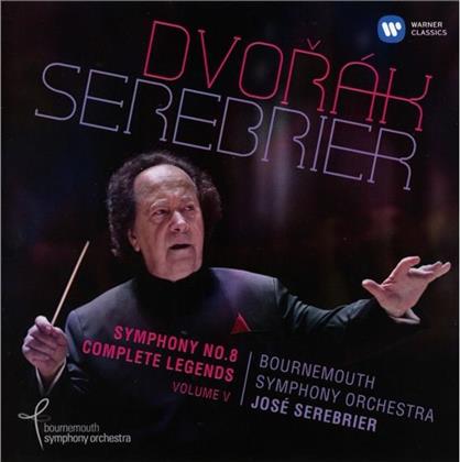 Antonin Dvorák (1841-1904), Jose Serebrier & Bournemouth Symphony Orchestra - Sinfonie Nr.8 & Complete Legends Op.59 Volume V