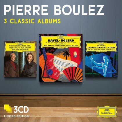 Maurice Ravel (1875-1937) & Pierre Boulez (*1925) - Bolero / Daphnis Et Chloe / Piano Concertos (3 CDs)