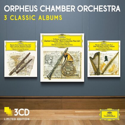 Orpheus Chamber Orchestra & Wolfgang Amadeus Mozart (1756-1791) - Wind Concertos (3 CDs)