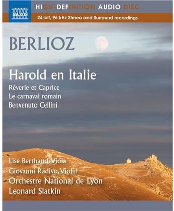 Berlioz, Leonard Slatkin, Giovanni Radivo, Lise Berthaud & Orchestre National de Lyon - Harold en Italie, Reverie et Caprice, Carnaval romain, Benvenuto Cellini - Bluray Audio