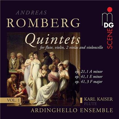 Ardinghello Ensemble, Andreas Romberg (1767-1821) & Karl Kaiser - Flute Quintets Vol. 1