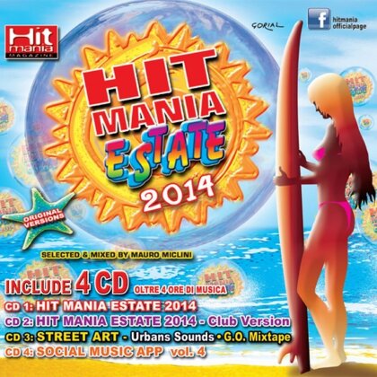 Hit Mania Estate 2014 - Various - Limited Edition (Limited Edition, 4 CDs)