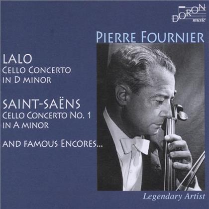 Édouard Lalo (1823-1892), Camille Saint-Saëns (1835-1921) & Pierre Fournier - Legendary Artist Pierre Fournier - Cello Concertos, Famous Encores arr. For Cello and Orchestra By Boris Mersson