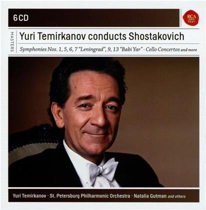 Dimitri Schostakowitsch (1906-1975) & Yuri Temirkanov - Yuri Termirkanov Conducts Shostakovitch (6 CDs)
