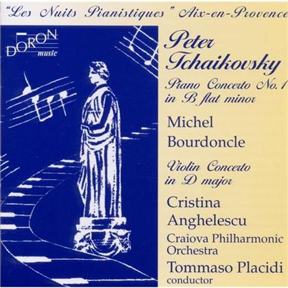 Peter Iljitsch Tschaikowsky (1840-1893), Tommaso Placidi, Cristina Anghelescu, Michel Bourdoncle & Craiova Philharmonic Orchestra - Piano Concerto No.1 - Violin Concerto in D major op. 35