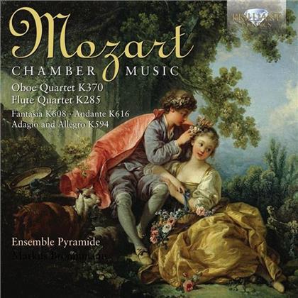 Wolfgang Amadeus Mozart (1756-1791) & Ensemble Pyramide - Kammermusik Für Bläser - Chamber Music - Oboe Quartet K370, Flute Quartets K285, Fantasia K608, Andante K616, Adagio And Allegro K594