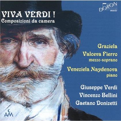 Giuseppe Verdi (1813-1901), Vincenzo Bellini (1801-1835), Gaetano Donizetti (1797-1848), Graziela Valceva Fierro & Veneziela Naydenova - Viva Verdi! - Composizioni Da Camera