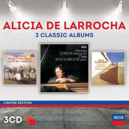 Alicia de Larrocha, Enrique Granados (1867-1916) & Manuel de Falla (1876-1946) - Danzas Espanolas / Goyescas / Piano Music (3 CD)
