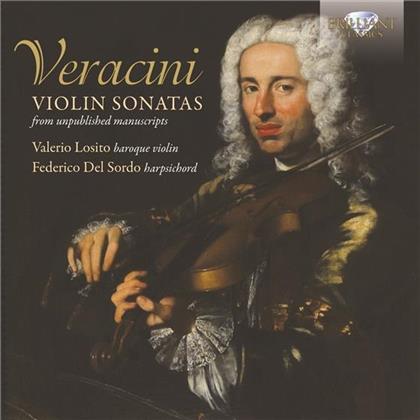 Francesco Maria Veracini (1690-1768), Valerio Losito & Federico Del Sordo - Violin Sonatas From Unpublished Manuscripts, Violinsonaten aus unveröffentlichten Handschriften