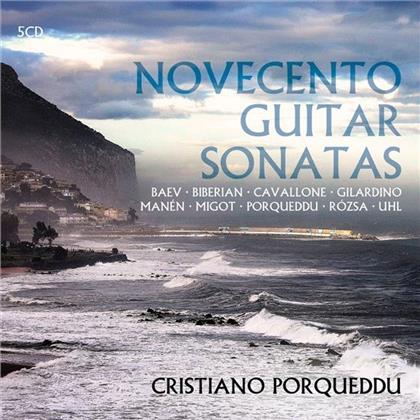 Biberian, Cavallone, Migot, Baev, Manen, … - Novecento Guitar Sonatas (5 CDs)