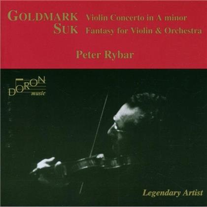 Carl Goldmark (1830-1915), Josef Suk (1874 - 1935), Henry Swoboda, Mendi Rodan, Peter Rybar, … - Violin concerto in A minor, op.28, Fantasy For Violin And Orchestra op.24