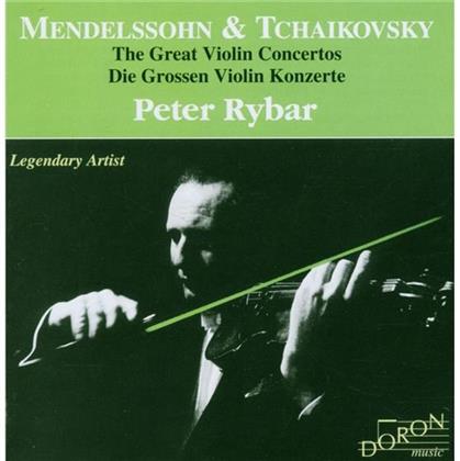 Felix Mendelssohn-Bartholdy (1809-1847), Peter Iljitsch Tschaikowsky (1840-1893), Victor Desarzens, Peter Rybar & Vienna Festival Orchestra - Violin Concerto in E minor op.64, Violin Concerto in D major op.35